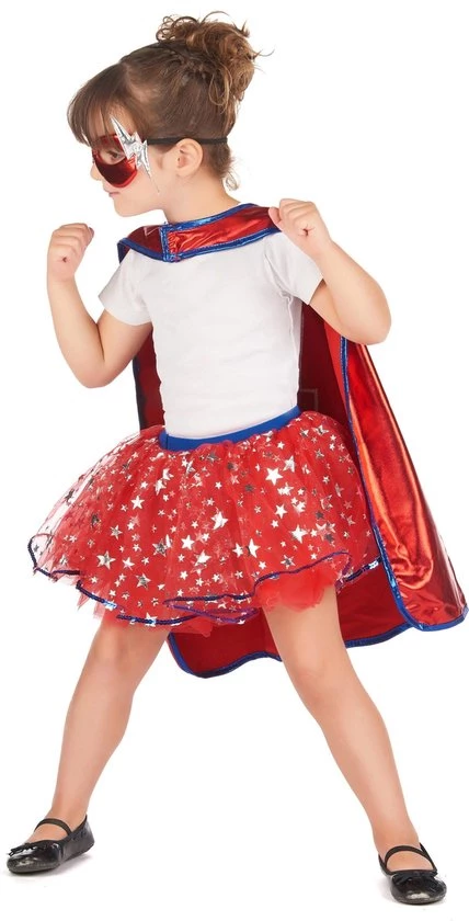 Great Pretenders Superhero Tutu/Cape/Mask / 4-7 Years