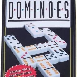 Engelhart Domino Dubbel 6 50 Cm Zwart 28 Stenen