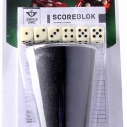 Dobbelsteenset - Scoreblok - 6 Dobbelstenen - Dobbelspel - Yathzee - Longfield Games