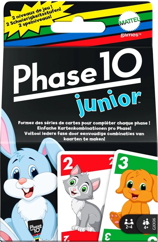 Mattel Games Phase 10 Junior - Kaartspel