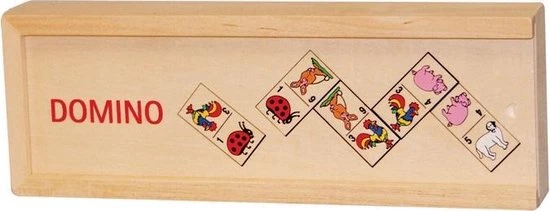 Goki Houten Domino Met Diermotieven - Afbeelding 3