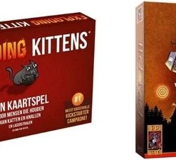 999 Games Spellenbundel - Kaartspel - 2 Stuks - Exploding Kittens & Weerwolven Van Wakkerdam: Het Pact