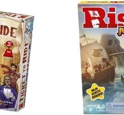 Hasbro Spellenbundel - 2 Stuks - Ticket To Ride USA (basisspel) & Risk Junior