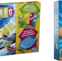 Hasbro Spellenbundel - 2 Stuks - Levensweg Elektronisch Bankieren & Halli Galli