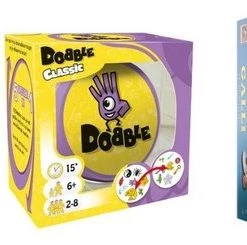 999 Games Spellenbundel - 3 Stuks - Dobble Classic & Halli Galli & Skip-Bo