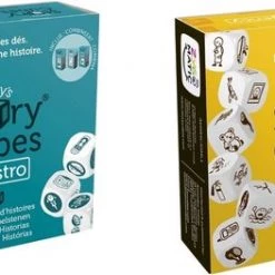 Merkloos Spellenbundel - Dobbelspel - 2 Stuks - Rory's Story Cubes Astro & Emergency