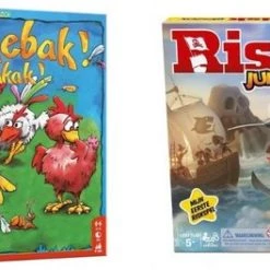 Hasbro Spellenbundel - 2 Stuks - Halli Galli Junior & Risk Junior