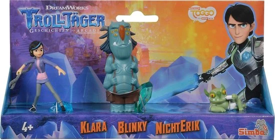 Simba Dickie Toys Simba Trollhunter, 3 Pcs Figurine Set, Claire