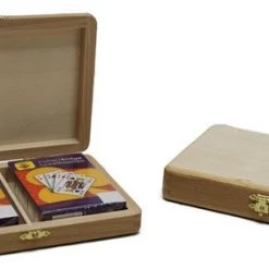 HOT Games Speelkaartenkist+2 Decks Pokerkaarten