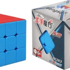 SENGSO Puzzelkubus 3x3 - SpeedCube Met Hoogwaardige Stickers - Licht En Soepel