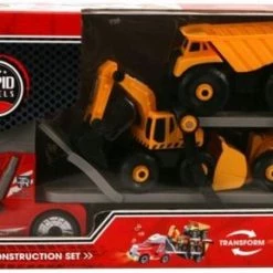 Basic Rapid Wheels Constructieset Truck + Bouwvoertuigen + Licht En Geluid