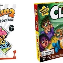 Merkloos Spellenbundel - 2 Stuks - Keer Op Keer 2 & Cluedo Junior