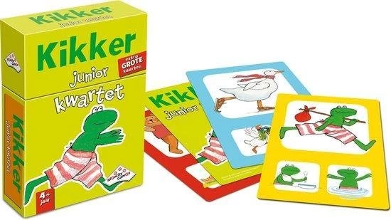 Merkloos Kikker Junior Weetjes Kwartet - Kaartspel