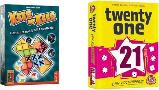 Merkloos Spellenbundel - 2 Stuks - Keer Op Keer & Twenty One