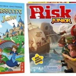 Hasbro Spellenbundel - 2 Stuks - Carcassonne Junior & Risk Junior