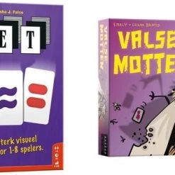 999 Games Spellenbundel - Kaartspel - 2 Stuks - SET! & Valse Motten