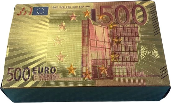 Merkloos Gouden Speelkaarten - Gouden Pokerkaarten - Gouden Kaartset - Luxe Speelkaarten - Afbeelding 2