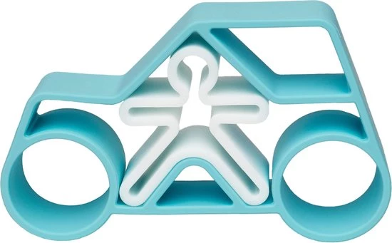 D?na DENA 1 Car + 1 Kid Blue Pastel - Afbeelding 4