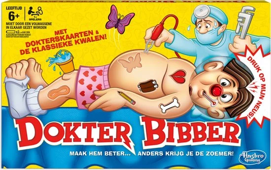 Hasbro Gaming Dokter Bibber - Kinderspel