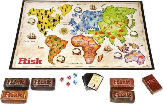 Hasbro Spellenbundel - 3 Stuks - Risk & Jenga & Cluedo - Afbeelding 4