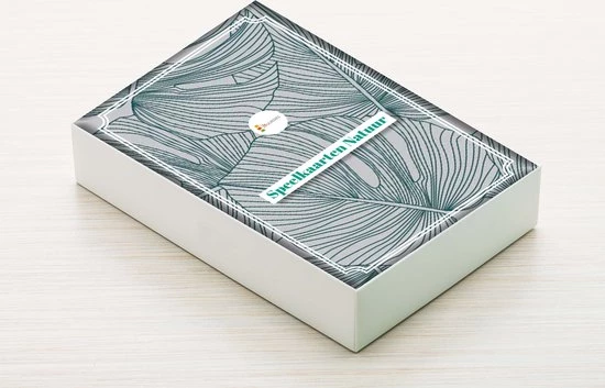 Cadeautip! Speelkaarten Natuur - Hoge Kwaliteit - Zelf Geproduceerd - Kaartspel Set - Luxe Speelkaarten - 54 Kaarten - 28 Afbeeldingen Van De Natuur - Huurdies - 62 X 88cm - Schoencadeautjes Sinterklaas - Afbeelding 2