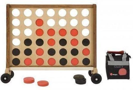 Ubergames Vier Op Een Rij Groot - ECO Hardhout - 115x82 Cm