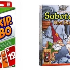 999 Games Spellenbundel - Kaartspel - 2 Stuks - Skip-Bo & Saboteur: Het Duel