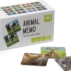 Eurekakids Animal Memo - Memoryspel Met Grote Kaarten - Dieren