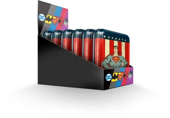 Cartamundi Speelkaarten In Blik Dc Comics Superman 56-delig - Afbeelding 4