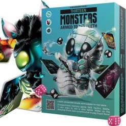 13 Monsters: Armed To The Teeth | Battle Expansion Set | Uitbreiding Voor 13 Monsters | Vecht, Verdedig, Verover! | Nederlands + Engels