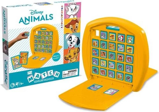 Winning Moves Disney Animals Top Trumps Match