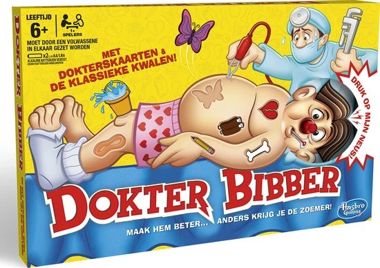 Hasbro Gaming Dokter Bibber - Kinderspel - Afbeelding 5