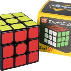 QY Toys- Kubus -Breinbreker-Professional Speedcube 3x3x3 - Sail W Technology- Supersnel En Soepel