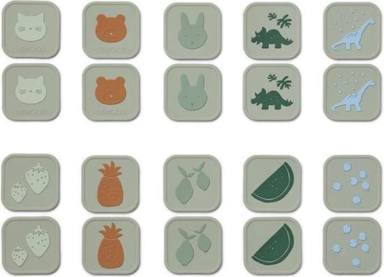 Liewood Easton Memory Spel Dove Blue Multi Mix