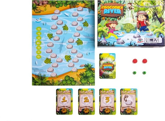 QTG Crocodile River - Het Leukste Bordspel Voor Kinderen - Afbeelding 4