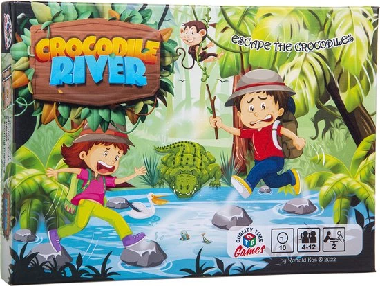 QTG Crocodile River - Het Leukste Bordspel Voor Kinderen