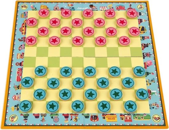 Janod Spel - Carrousel Dammen - Afbeelding 3
