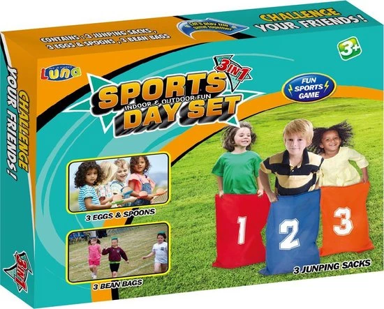 Luna 3-in-1 Plezier En Sportspel 33 X 25,5 X 4,5 Cm - Afbeelding 2