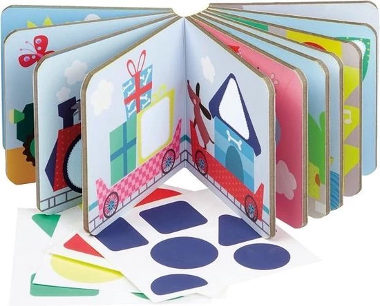 Apli Kids Mijn Eerste Stickerboek - Vormen Leren - Afbeelding 2