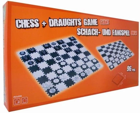 OutletCompleet Schaak- / Damspel 120x120 Cm