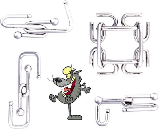 Eureka Breinbreker Set Mania - Oranje - 4 Breinbrekers - Afbeelding 2