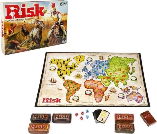 Hasbro Spellenbundel - 3 Stuks - Risk & Jenga & Cluedo - Afbeelding 3