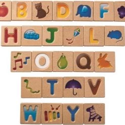 Plantoys Plan Toys Alphabet A-Z (reliëf)
