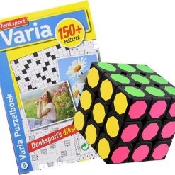 In Round Puzzelboekjes Met Varia Puzzels En Een 3x3 Speed Cube Denksport
