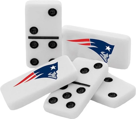 Masterpieces Dominoes Double 6 Set Seattle Seahawks American Football - Afbeelding 2