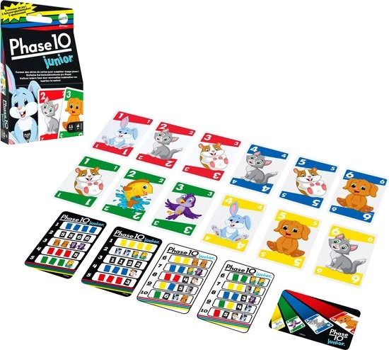 Mattel Games Phase 10 Junior - Kaartspel - Afbeelding 3