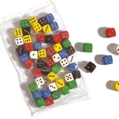 Philos Houten Dobbelstenen 16mm 50 Stuks