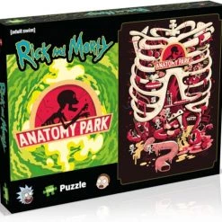 Winning Moves Rick & Morty - Anatomy Park Puzzle 1000 Pcs