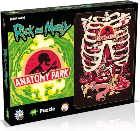 Winning Moves Rick & Morty - Anatomy Park Puzzle 1000 Pcs