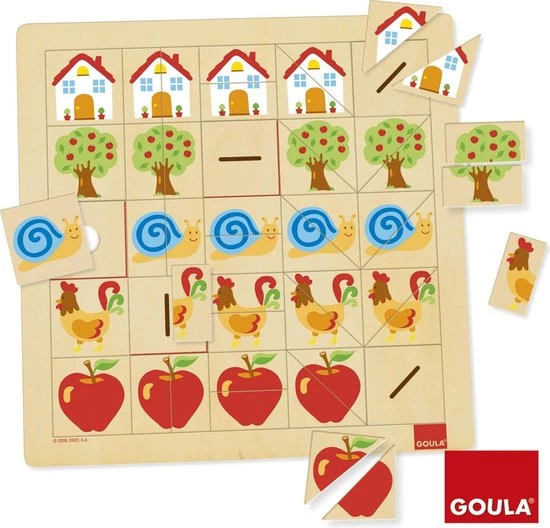 Goula Heltenpuzzel Hout - Afbeelding 2